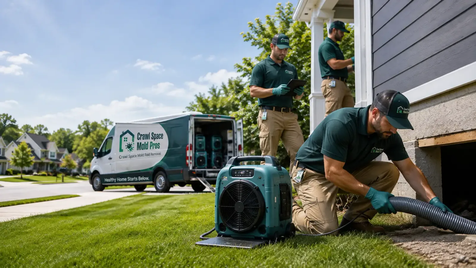 Crawl Space Mold Removal in Ojibwa, WI